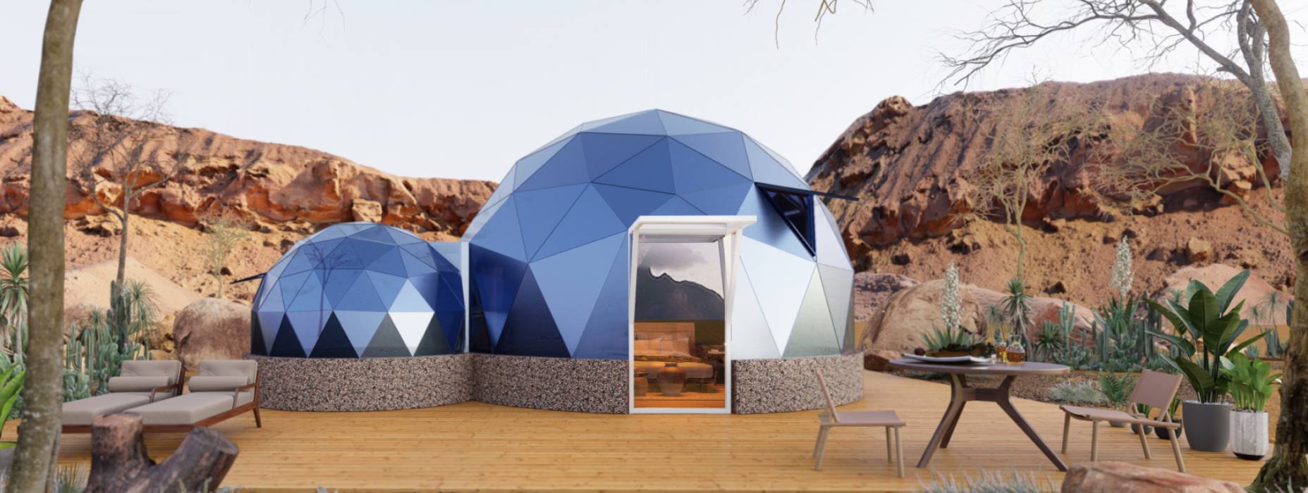 禄丰县球形智能光伏玻璃星空房